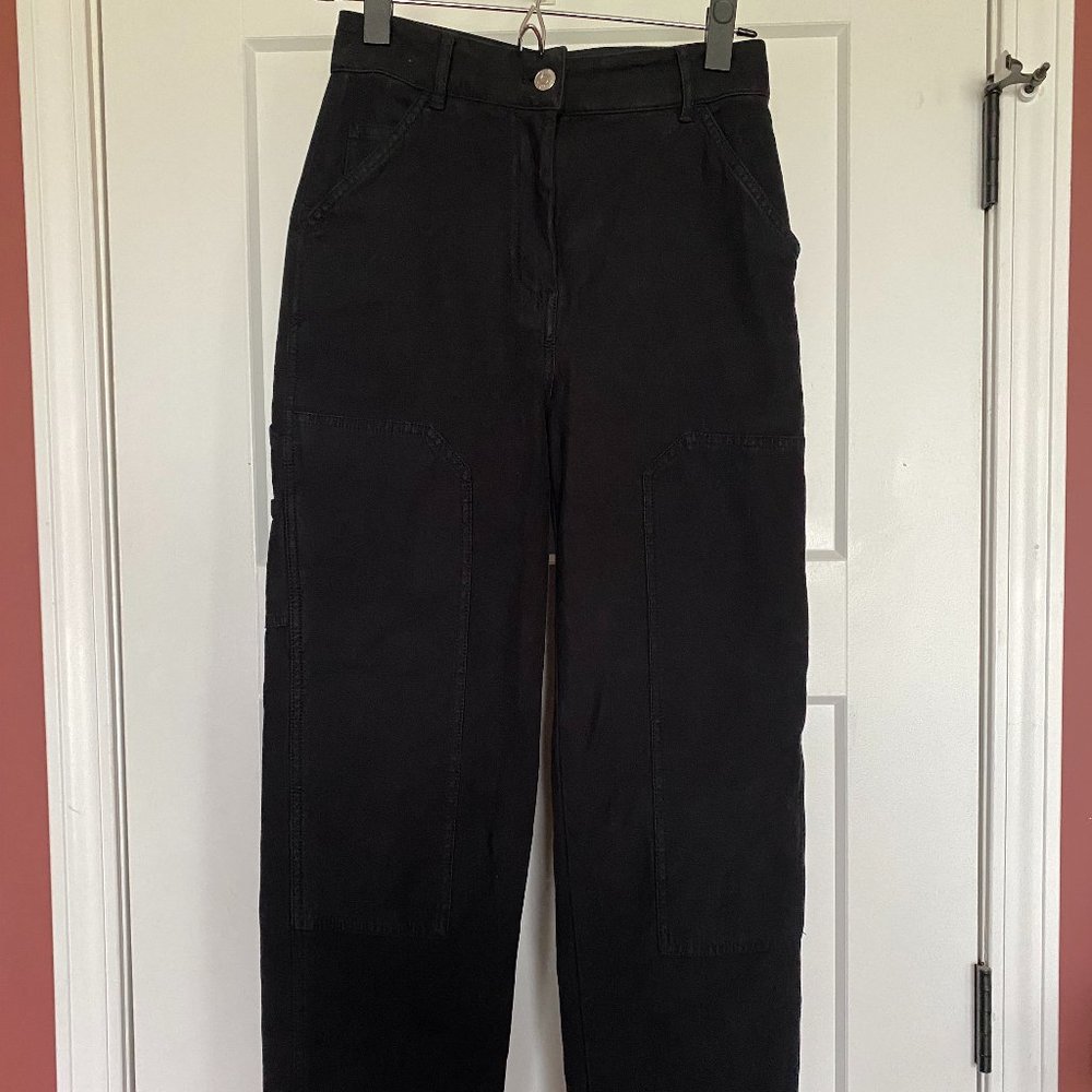 Aritzia Wilfred Free Black Utility Pants